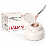 HALMAI Gel de Construction Rigide Professionnel - Soft Blush (30 g)