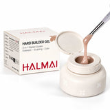 HALMAI Gel de Construction Rigide Professionnel - Latte Nude (30 g)