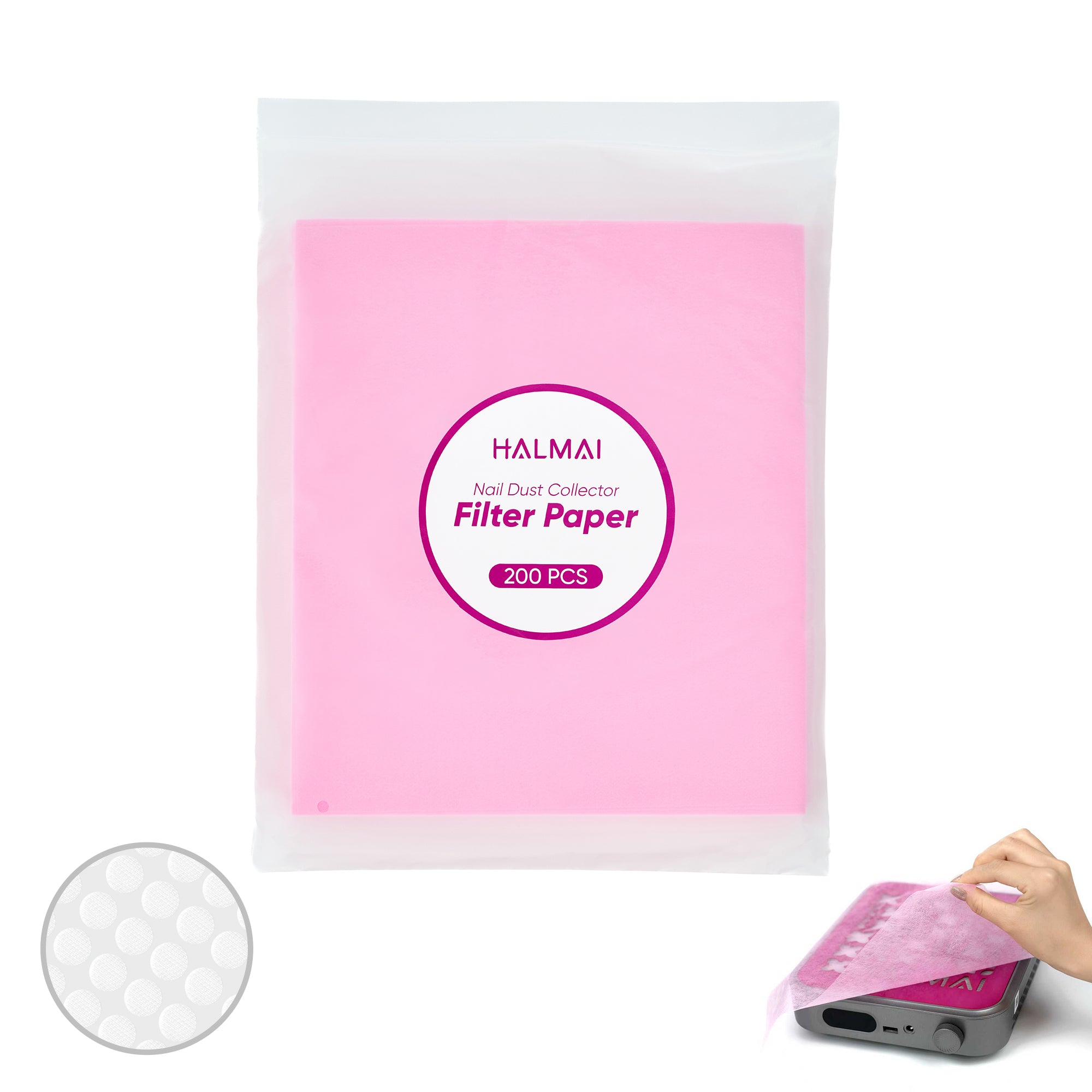HA-1C100 HALMAI Nail Dust Collector Filter Paper 200PCS