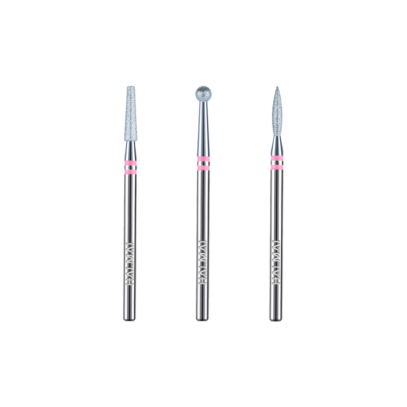 Artisan Series 3-Piece Diamond Cuticle Prep Bit Set