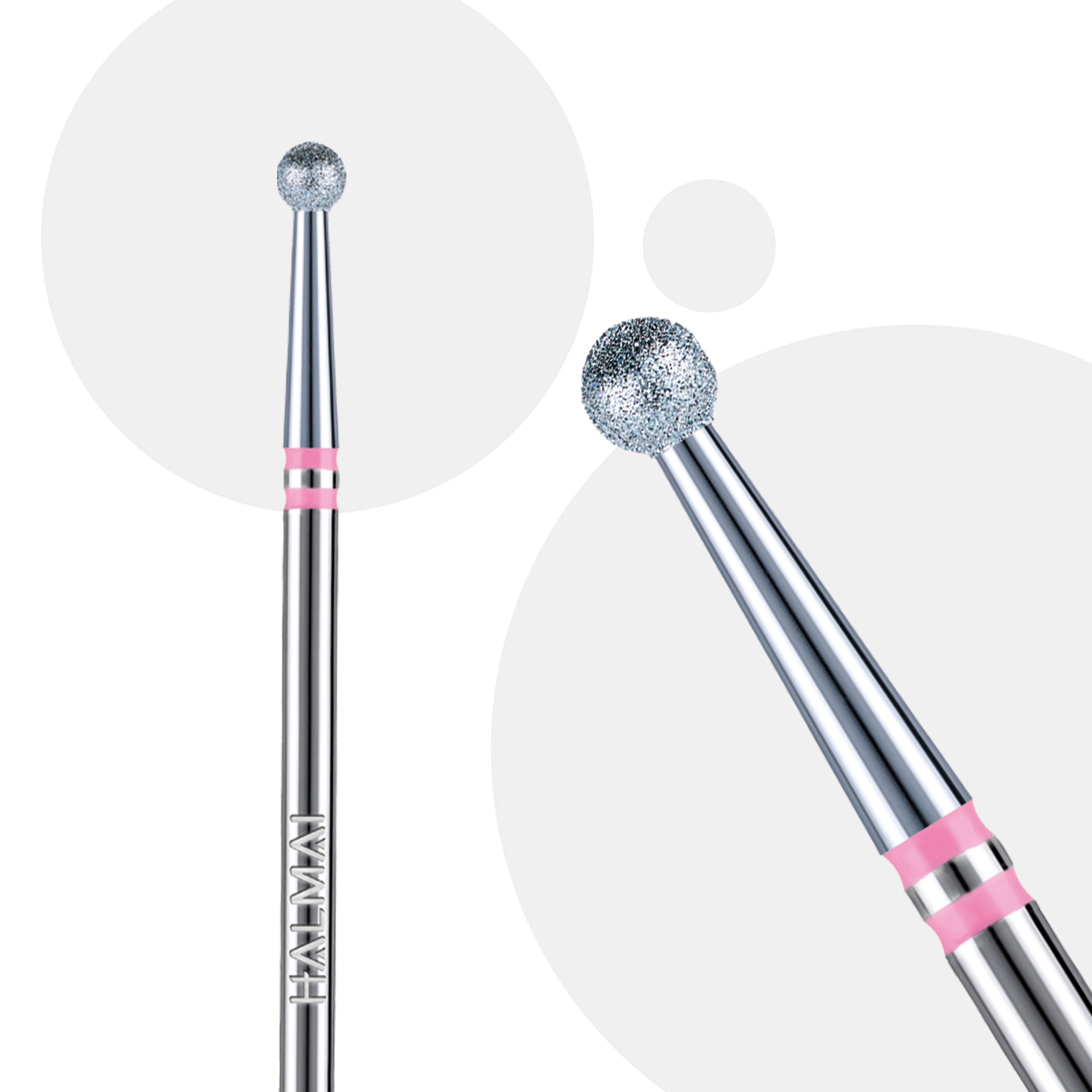 HALMAI Embouts diamantés haute précision – Préparation de l’ongle & Cuticules