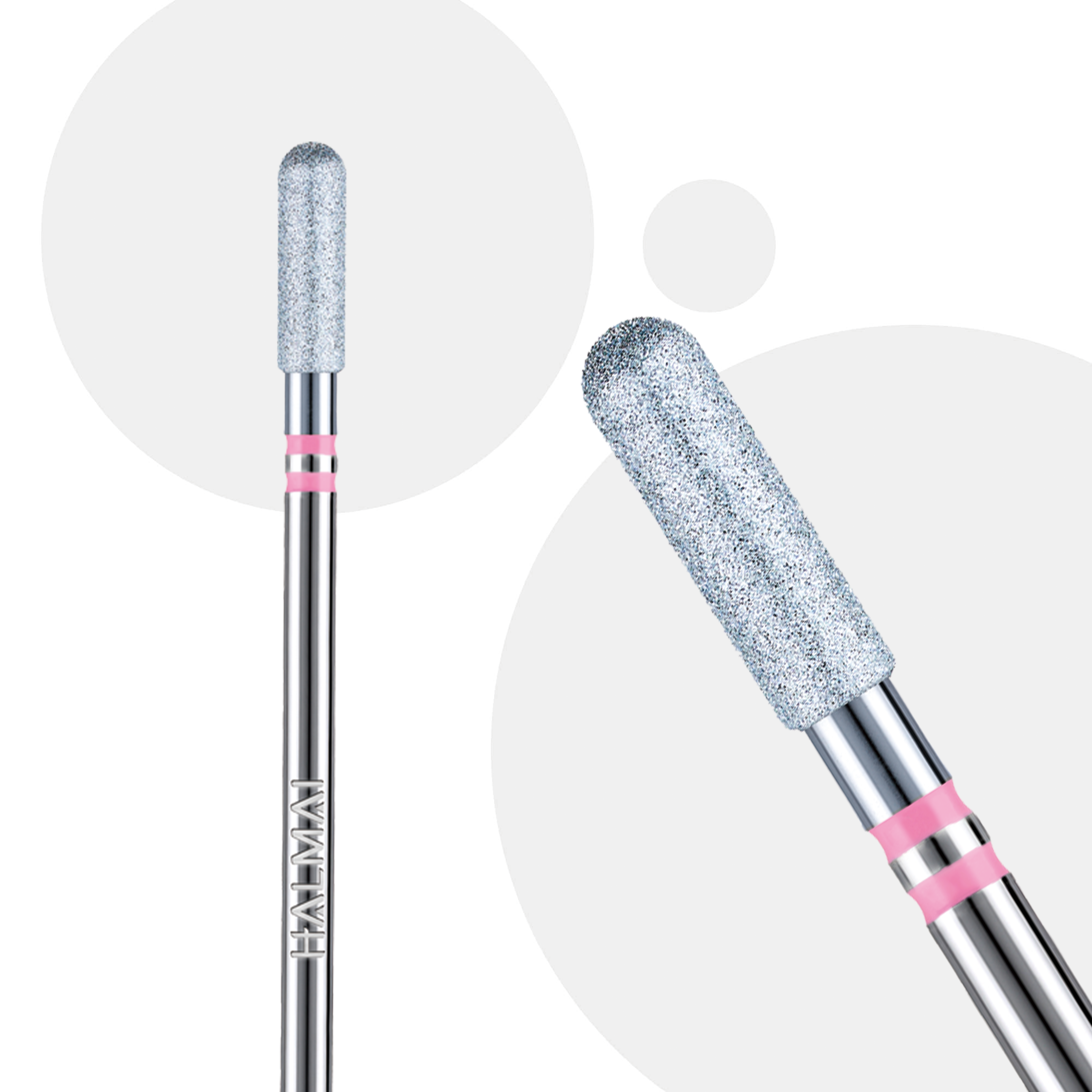 HALMAI Embouts diamantés haute précision – Préparation de l’ongle & Cuticules