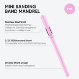 Mandrel + Sanding Bands Set – Pink Mandrel + #180 100pcs