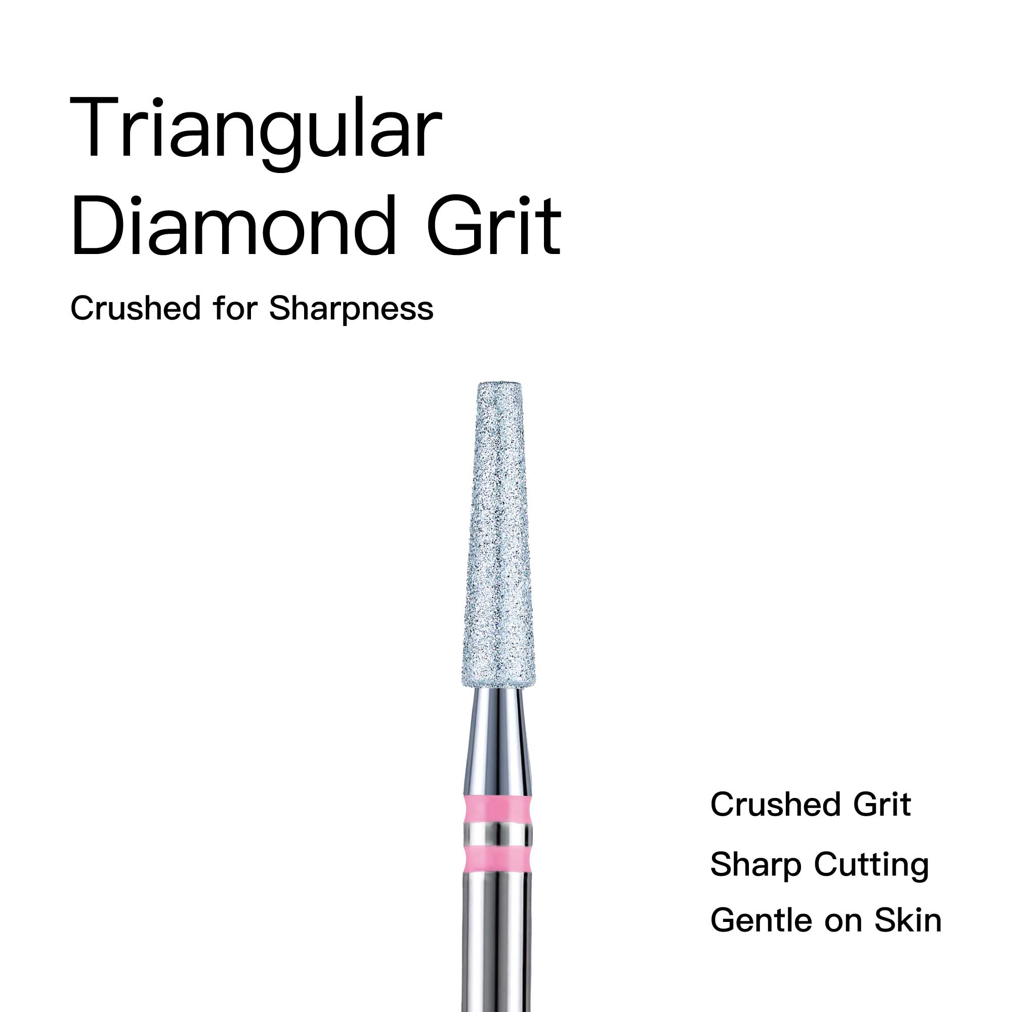 HALMAI Artisan Series – Set de 3 Embouts Diamantés pour la Préparation des Cuticules