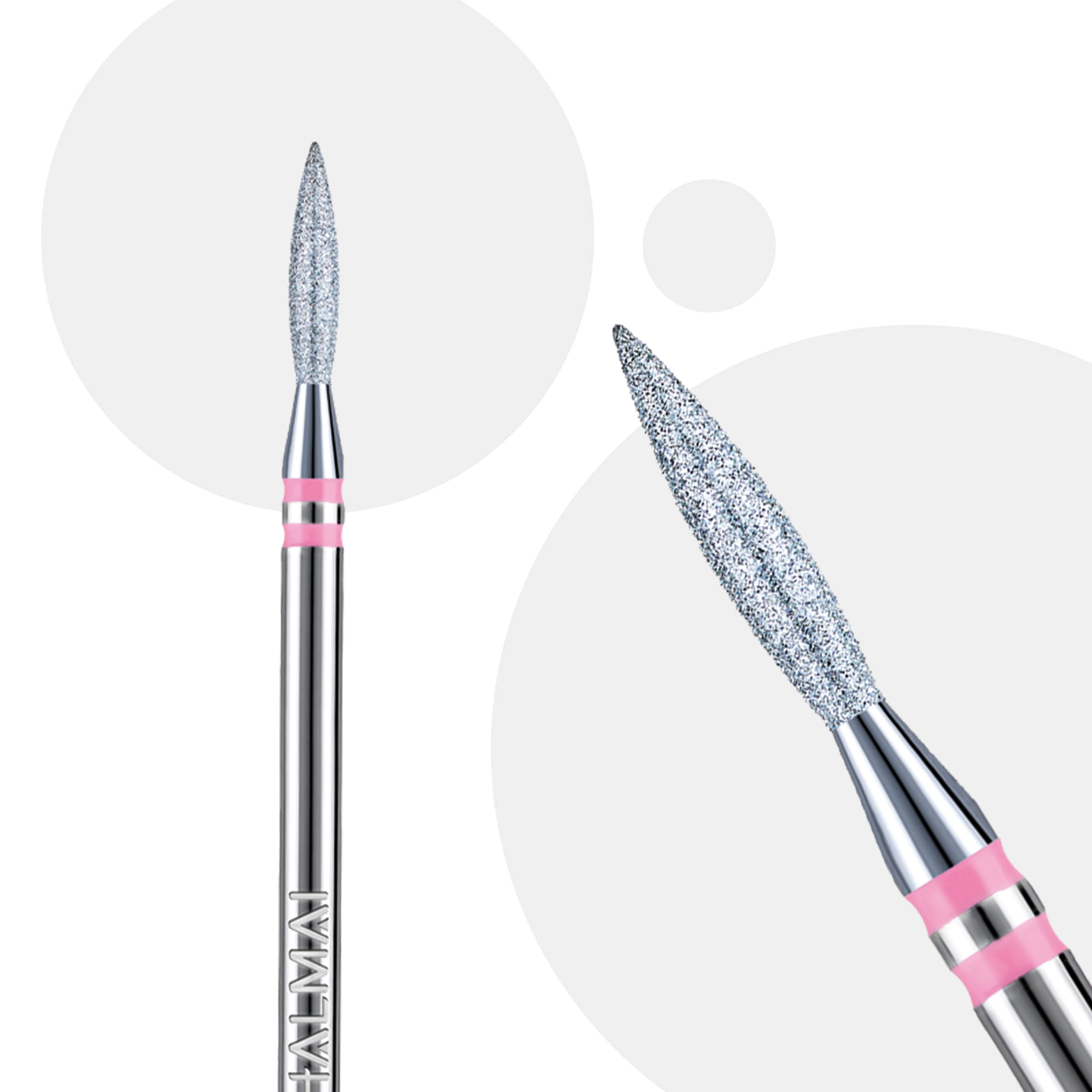 HALMAI Embouts diamantés haute précision – Préparation de l’ongle & Cuticules