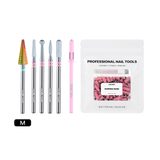 HALMAI High-Density Precision Nail Drill Bit Kits – Prep, Detail & Removal