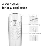 Professional Seamless Nail Forms-Natural Short