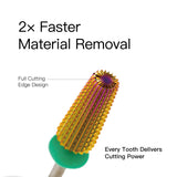 HALMAI Professional PVD-Coated Tungsten Carbide 5-in-1 Nail Drill Bit