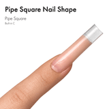 Professional Seamless Nail Forms- C-Curve Square