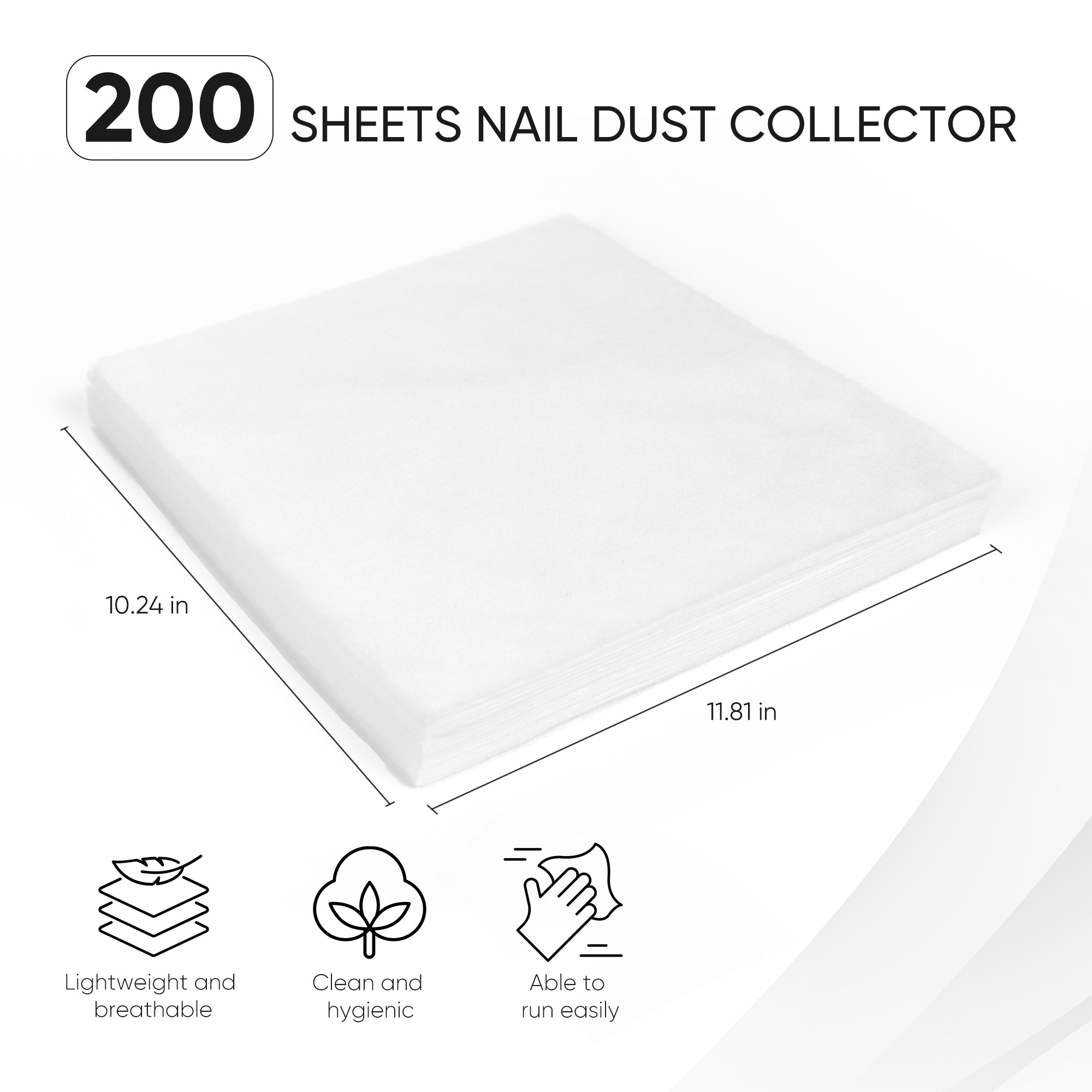 HA-1C100 HALMAI Nail Dust Collector Filter Paper 200PCS