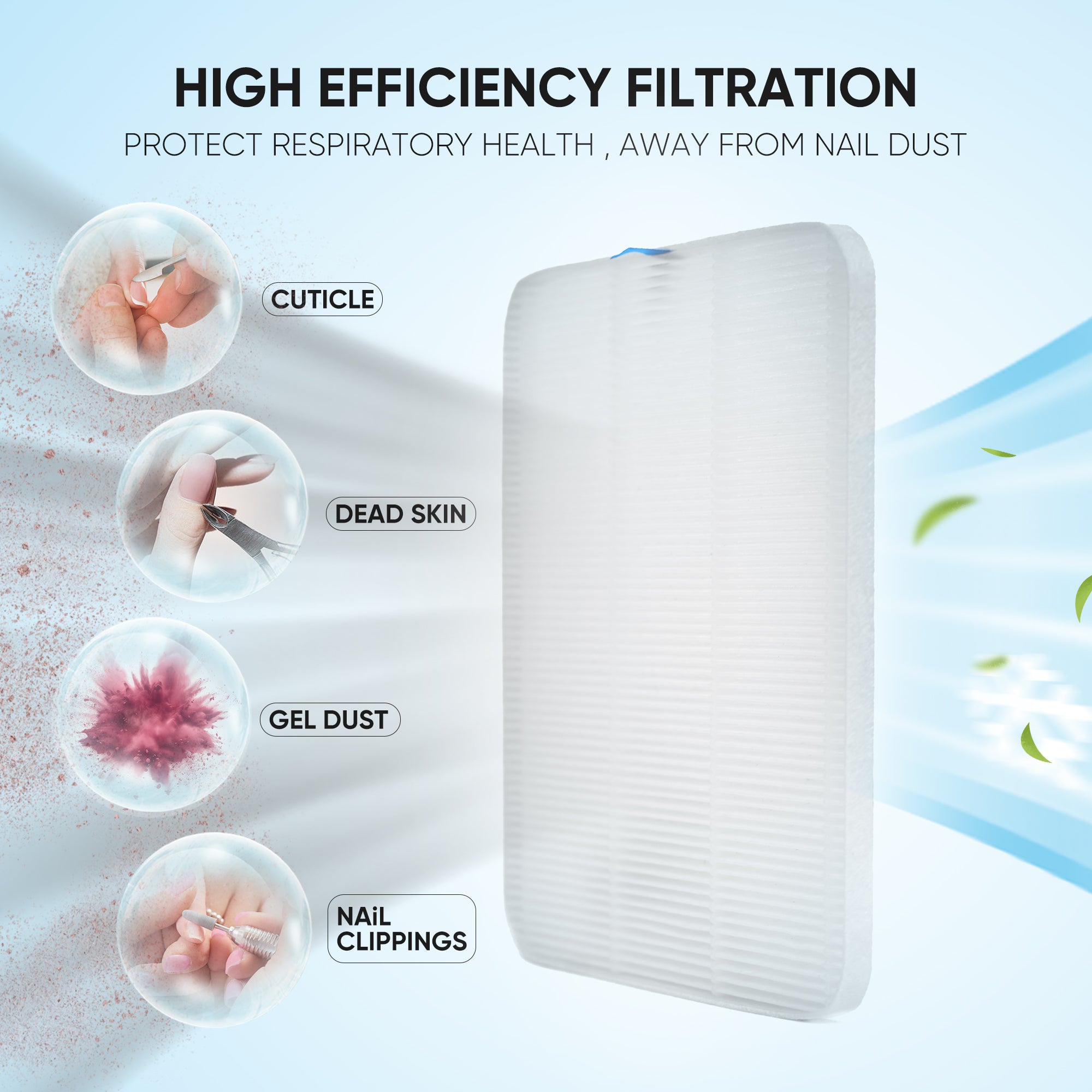 HA-1C100 HALMAI Nail Dust Collector Replace Filter