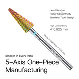 HALMAI Professional PVD-Coated Tungsten Carbide SharpOne Nail Drill Bit