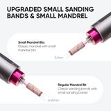 Mandrel + Sanding Bands Set – Pink Mandrel + #180 100pcs