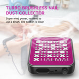 HA-1C100 Nail Dust Collector - 800Pa Suction & 5000 RPM Brushless Motor
