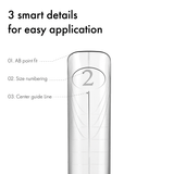 Professional Seamless Nail Forms- C-Curve Square