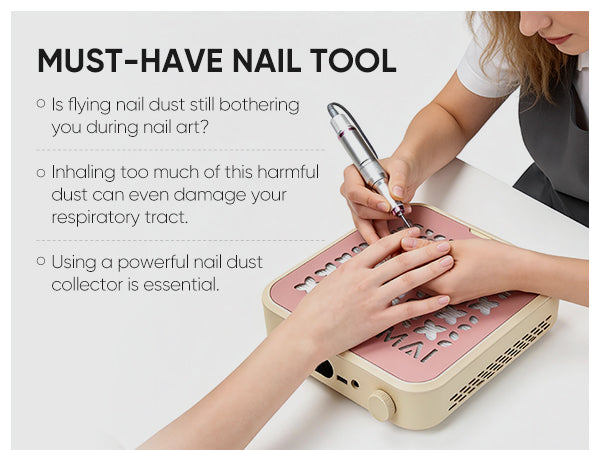 Cordless Brushless Nail Dust Collector – HALMAI