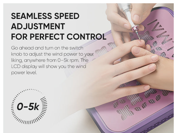 Cordless Brushless Nail Dust Collector – HALMAI