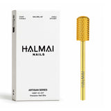 HALMAI Professional PVD-Coated Tungsten Carbide Smooth Top Barrel Nail Drill Bit