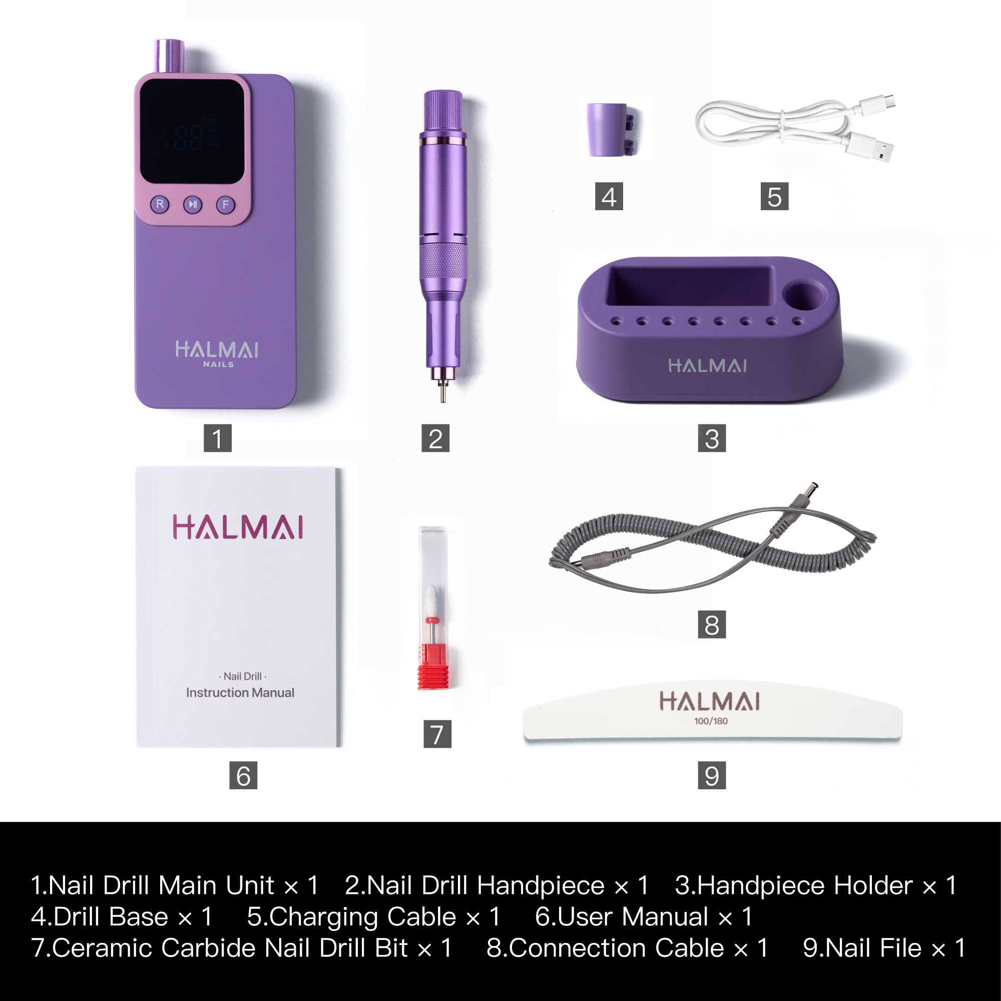 Professional Nail Drill-Gen2(with Storage Stand)